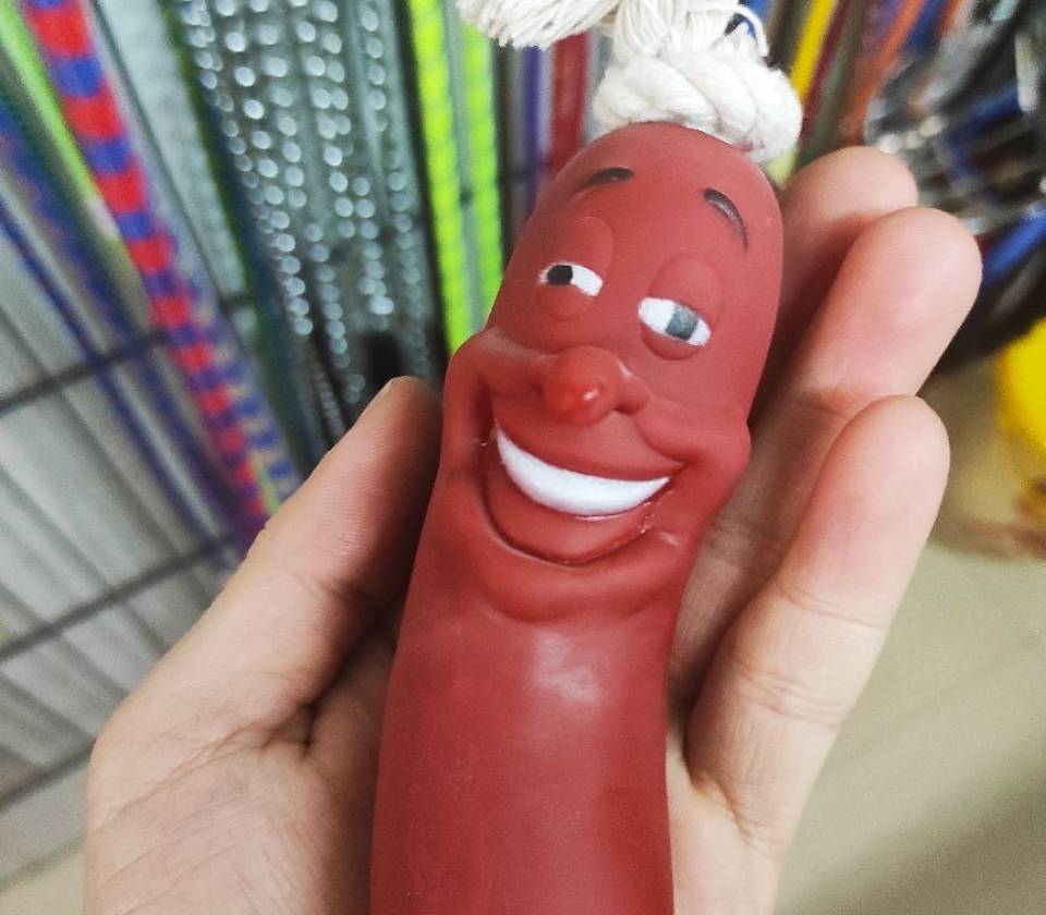 Igračka kobasica za pse 
